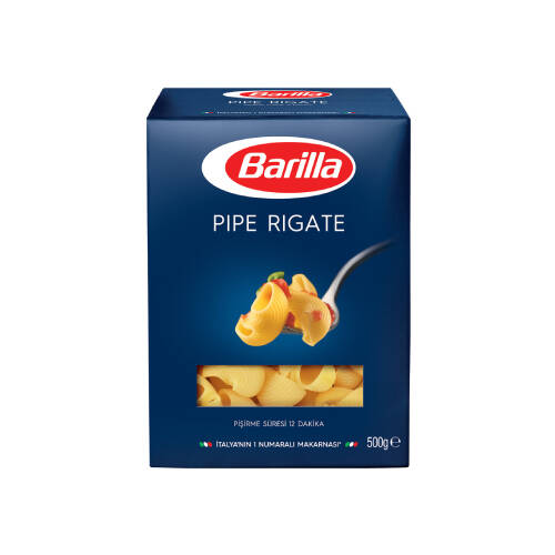 Barilla Pipe Rigate (Mantı) Makarna 500 gr