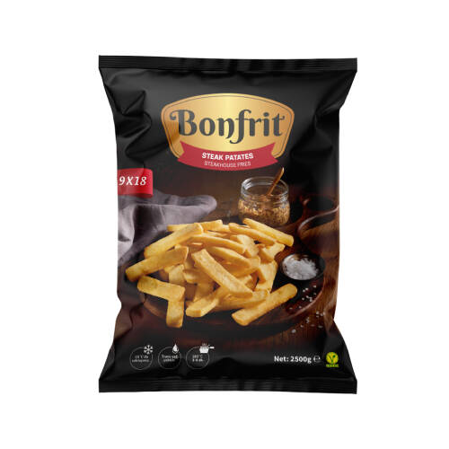 Bonfrit Dond. Steak Patates 9X18 2,5 kg (KG)