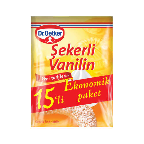 Dr.Oetker Şekerli Vanilin 15'li Paket 5 gr