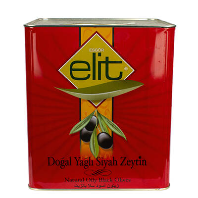 Elit Doğal Yağlı Siyah Zeytin 201-230 10 Kg