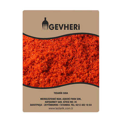 Gevheri Kırmızı Toz Biber Tatlı 1 kg