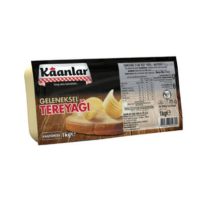 Kaanlar Geleneksel Pastörize Tereyağı 1 kg