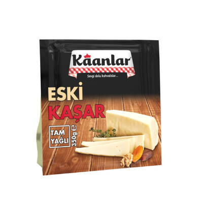 Kaanlar Tam Yağlı Eski Kaşar Peyniri 350 gr