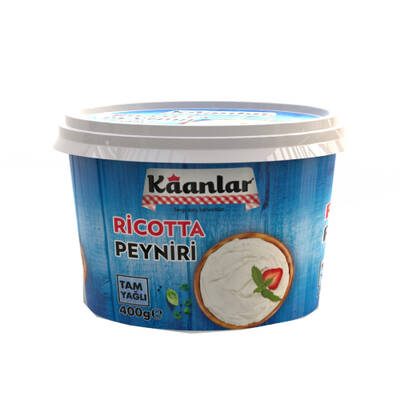 Kaanlar Tam Yağlı Ricotta Peyniri 400 gr