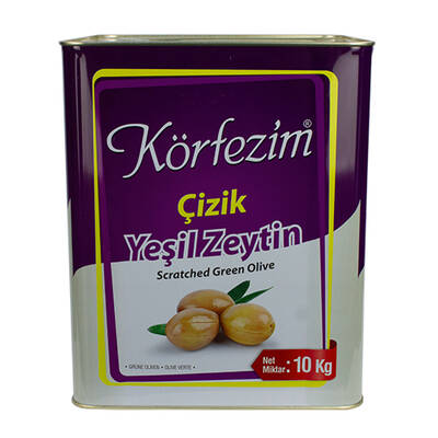 Körfezim Çizik Yeşil Zeytin 10 kg