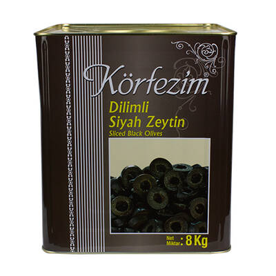 Körfezim Dilimli Siyah Zeytin 8 kg