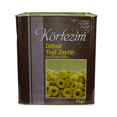 Körfezim Dilimli Yeşil Zeytin 8 kg