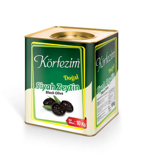 Körfezim Yağlı Salamura Siyah Zeytin 291-320 10 kg