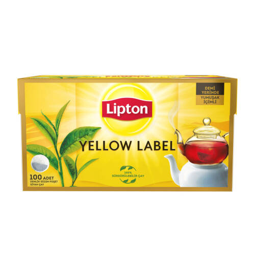 Lipton Yellow Label Demlik Poşet Çay 3.2 gr X100 Adet