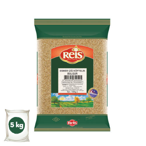 Reis Çiğ Köftelik Esmer Bulgur 5 kg