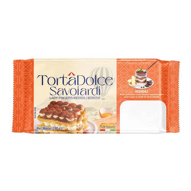 TORTA DOLCE Savoiardi Kedi Dili Bisküvi 200 gr