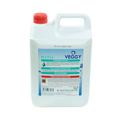 Veggy Hypo Endüstriyel Çamaşır Suyu 5 lt